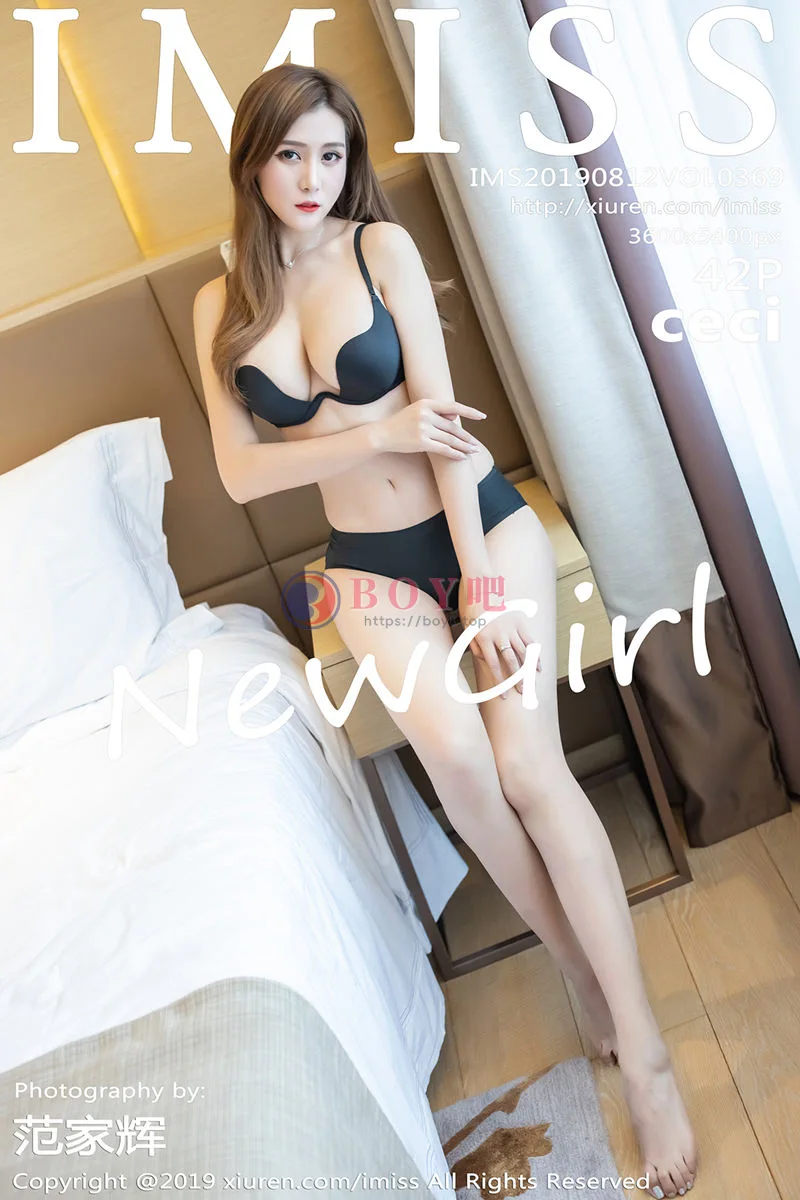 [IMiss爱蜜社] Vol.369 嫩模Ceci私房黑色薄纱裙半脱露性感内衣秀豪乳完美诱惑写真 - BOY吧-BOY吧