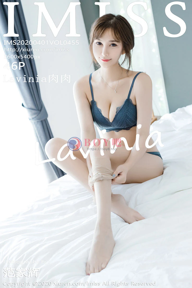 [IMiss爱蜜社] Vol.455 气质女神Lavinia泰国清迈旅拍私房黑色内衣完美诱惑写真-BOY吧