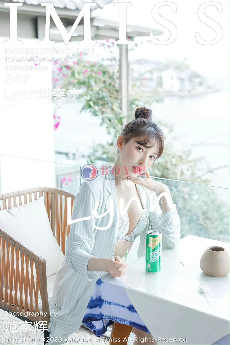 [IMiss爱蜜社] Vol.481 女神Lynn刘奕宁私房床上性感衬衣半脱秀完美身材诱惑写真-BOY吧