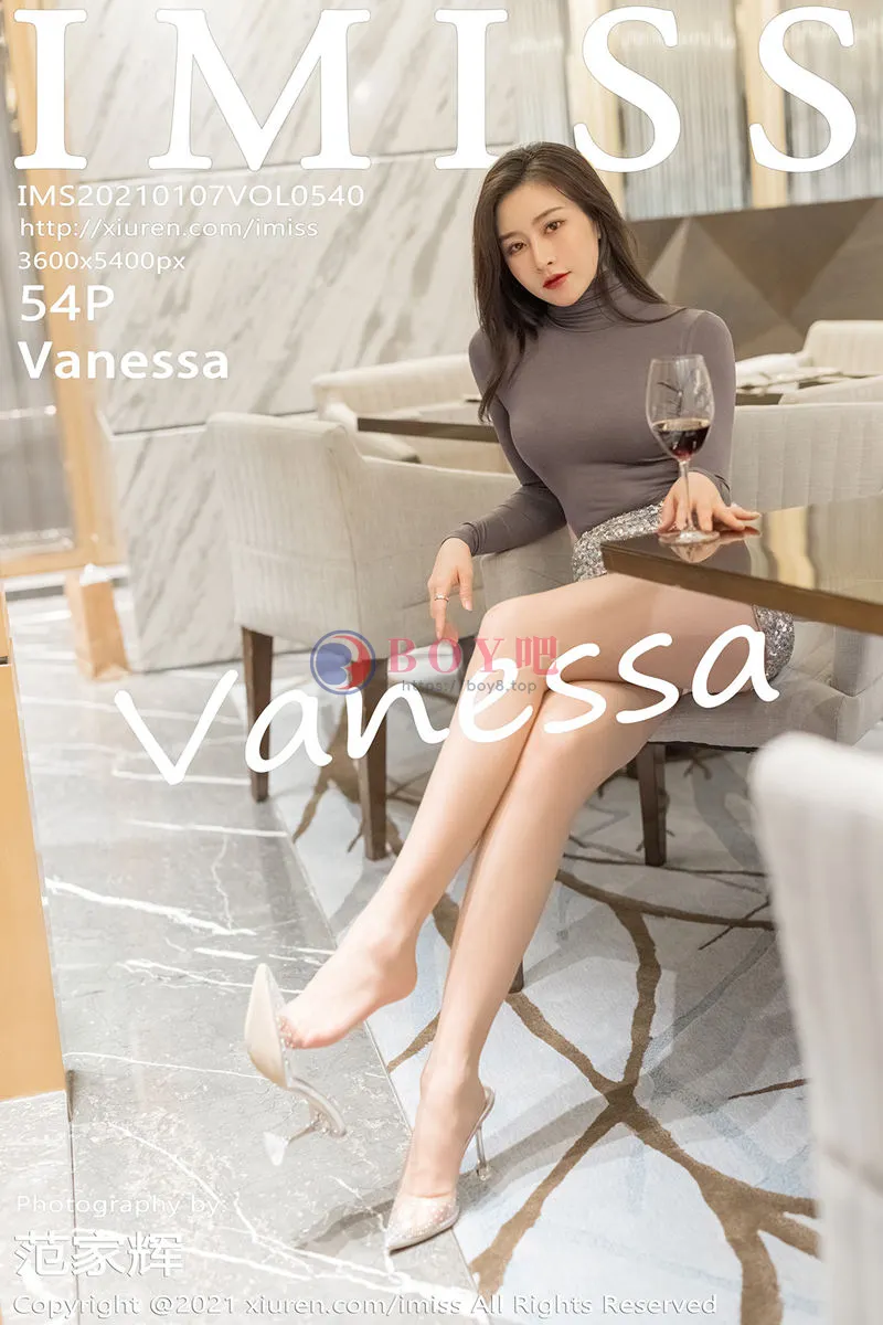 [IMiss爱蜜社] Vol.540 气质美女Vanessa都市OL典雅服饰露性感内衣秀完美身材写真-BOY吧