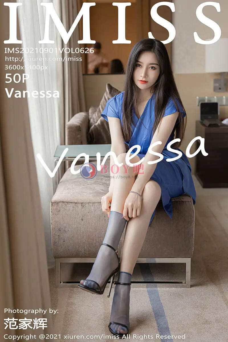 [IMiss爱蜜社] Vol.626 气质美女Vanessa私房脱华丽多姿礼裙露性感内衣迷人诱惑写真-BOY吧