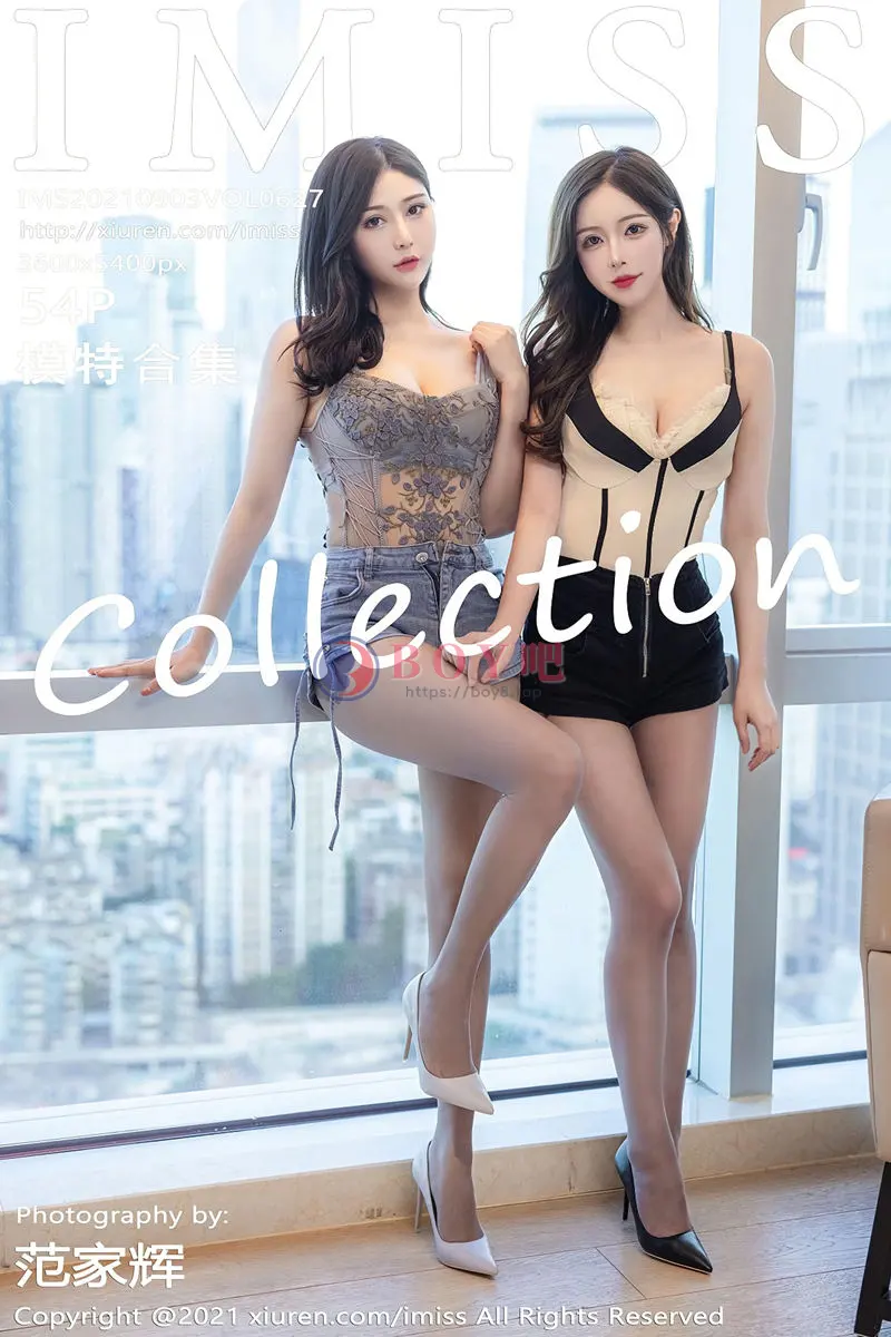 [IMiss爱蜜社] Vol.627 丽质佳人Lavinia＆LindaLinda性感姐妹花私房内衣诱惑写真 - BOY吧-BOY吧