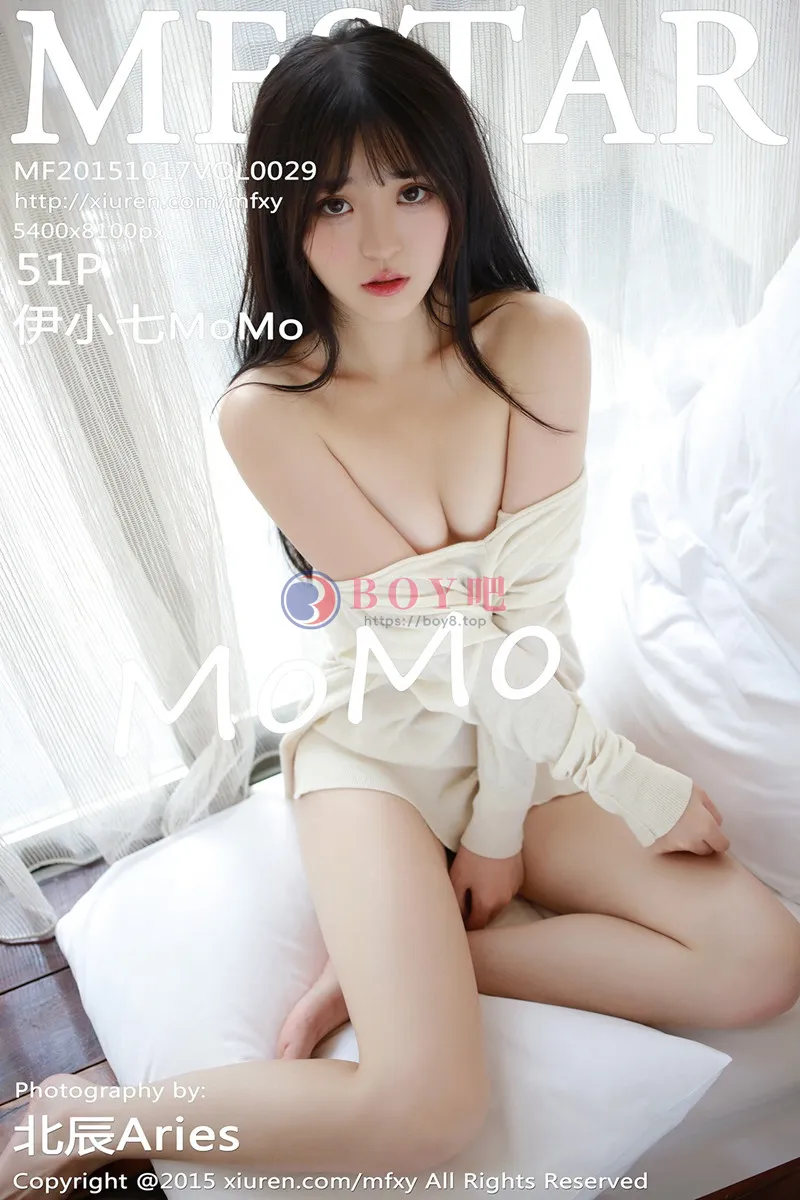 [MFStar模范学院] Vol.029 嫩模伊小七MoMo白嫩肌肤诱人酮体大胆诱惑写真-BOY吧