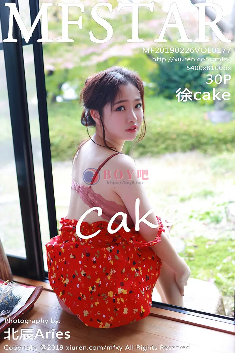 [MFStar模范学院] Vol.177 女神徐cake日本旅拍半脱露粉色蕾丝内衣秀豪乳诱惑写真-BOY吧