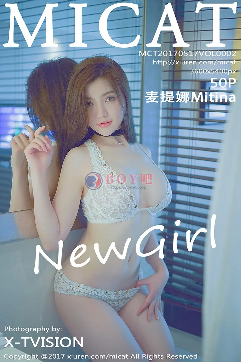 [MICAT猫萌榜] Vol.002 嫩模麦提娜Mitina居家私房内衣秀白嫩肌肤傲人美乳诱惑写真-BOY吧