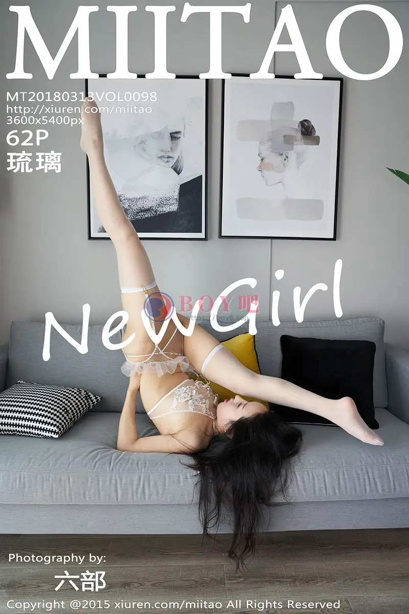 [MiiTao蜜桃社] Vol.098 新人嫩模琉璃lily透视薄纱露美乳撩人瑜伽姿势诱惑写真-BOY吧