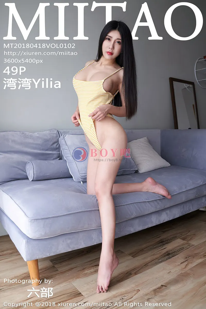 [MiiTao蜜桃社] Vol.102 嫩模湾湾Yilia居家床上带子内衣秀巨乳美臀迷幻诱惑写真-BOY吧
