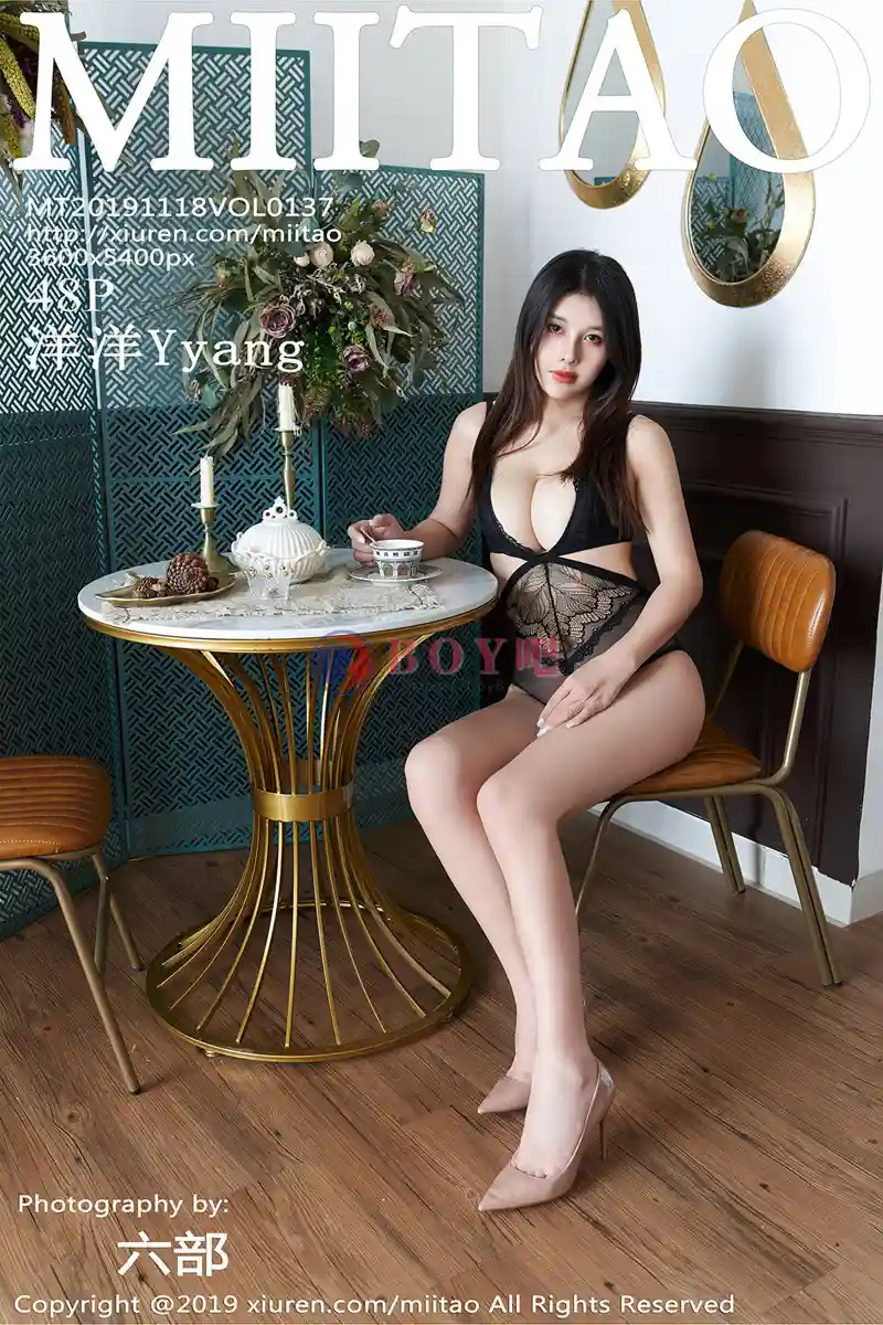 [MiiTao蜜桃社] Vol.137 新人嫩模洋Yyang私房大尺度全裸露豪乳翘臀极致诱惑写真-BOY吧