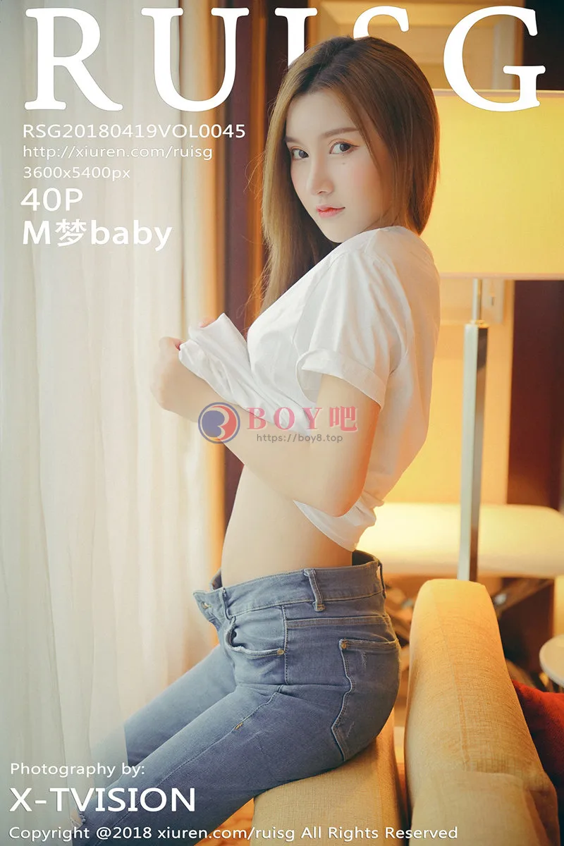 [RUISG瑞丝馆] Vol.045 清纯小妞M梦baby柔情私房发布居家甜美迷人清爽写真-BOY吧