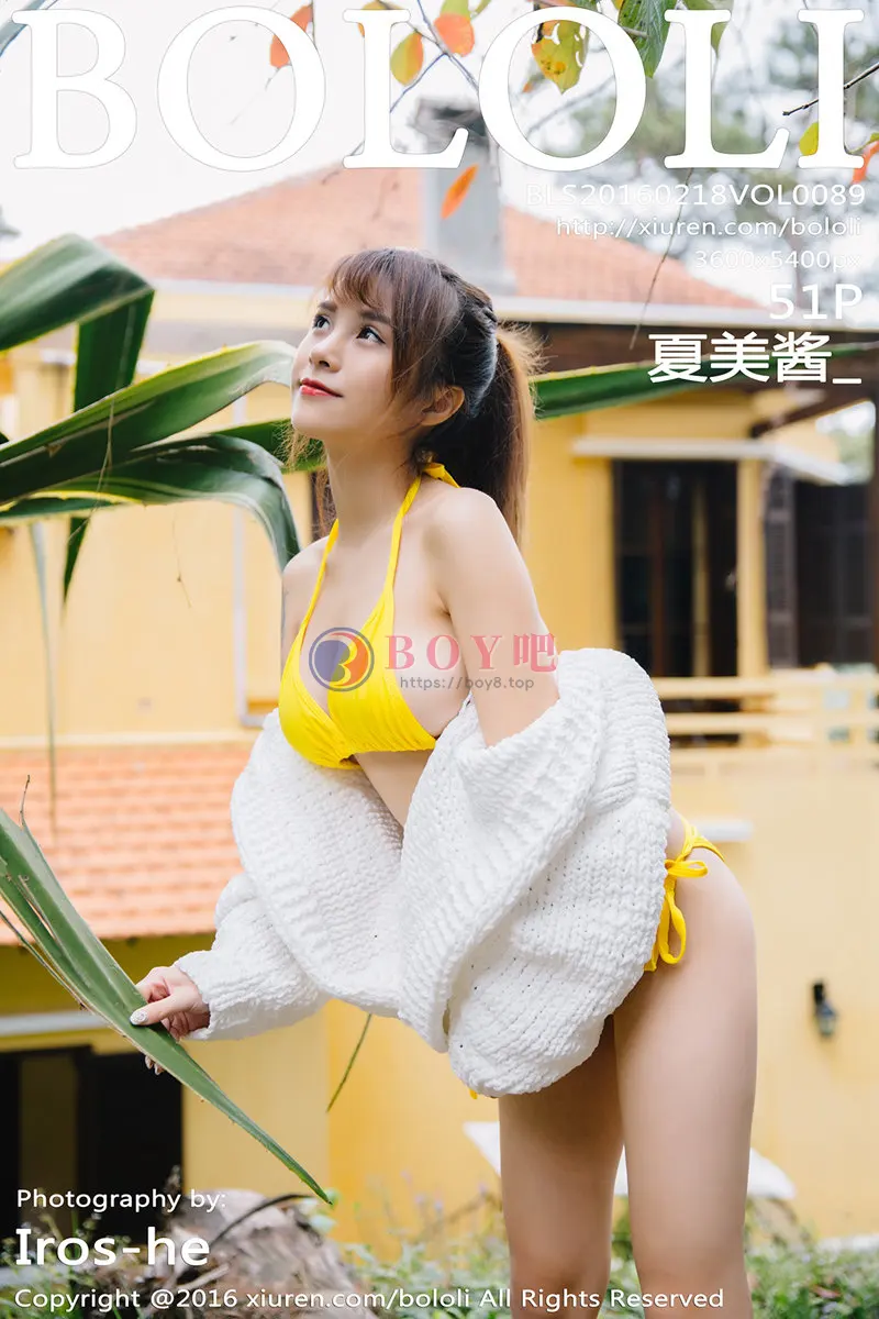 [BoLoli波萝社] Vol.089 嫩模夏美酱越南大叻旅拍第三套性感比基尼系列写真-BOY吧
