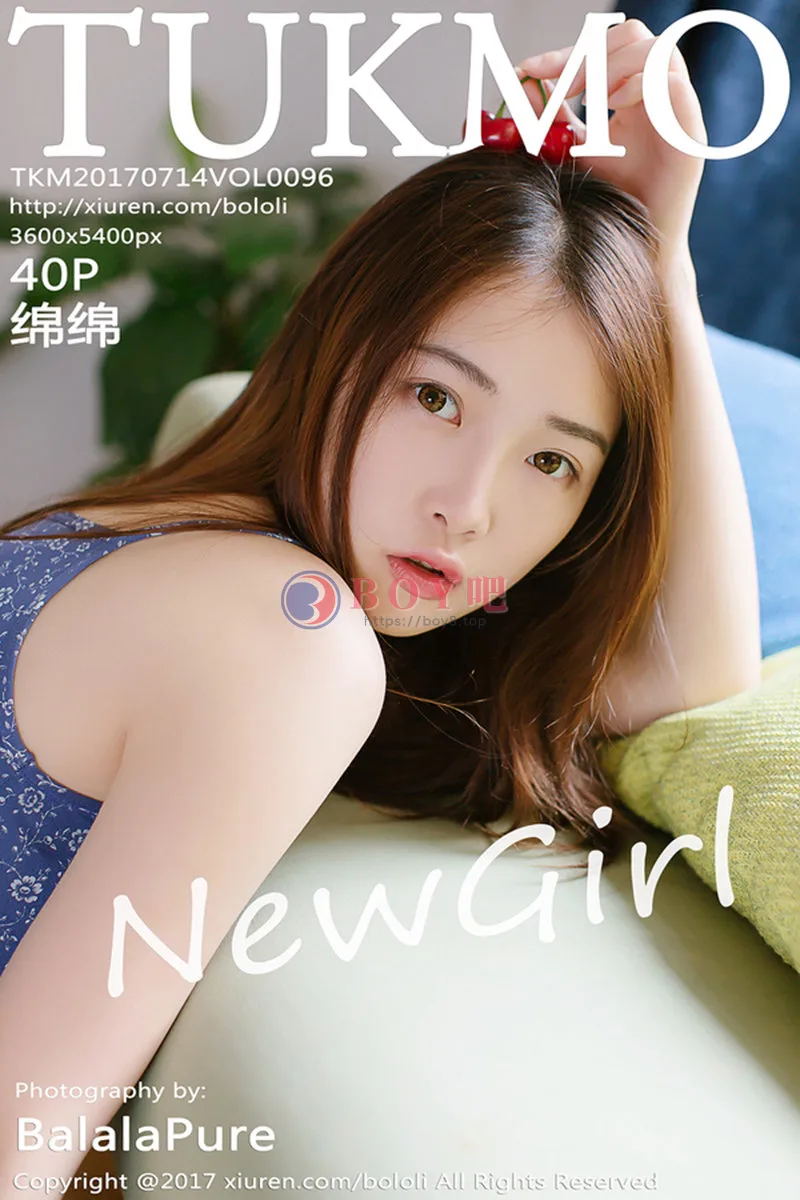 [Tukmo兔几盟] Vol.096 嫩模绵绵居家吊带背心牛仔短裤秀完美身材清爽迷人写真-BOY吧