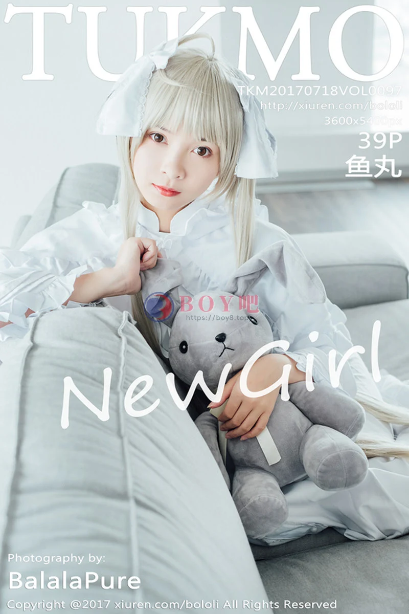 [Tukmo兔几盟] Vol.097 新人嫩模鱼丸COS春日野穹系列雪嫩皮肤甜美迷人写真-BOY吧