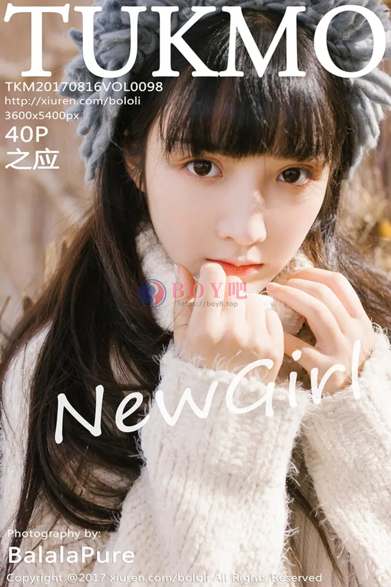 [Tukmo兔几盟] Vol.098 美女主播之应冬日栅栏里的阳光美少女清新迷人写真-BOY吧