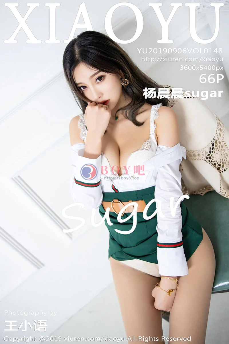 [XiaoYu语画界] VOL.148 女神杨晨晨sugar私房白衬衣半露豪乳超薄肉丝裤袜惹火诱惑写真 - BOY吧-BOY吧