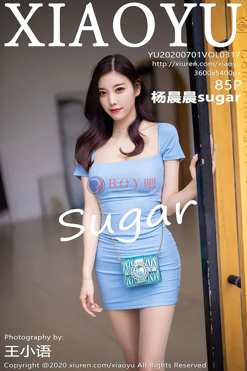 [XiaoYu语画界] Vol.317 女神杨晨晨sugar时尚街拍主题连身裙秀完美身材性感写真-BOY吧