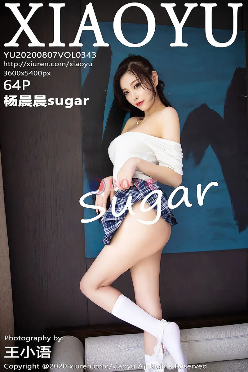 [XiaoYu语画界] Vol.343 女神杨晨晨sugar阳朔旅拍格子JK短裙秀完美身材诱惑写真 - BOY吧-BOY吧