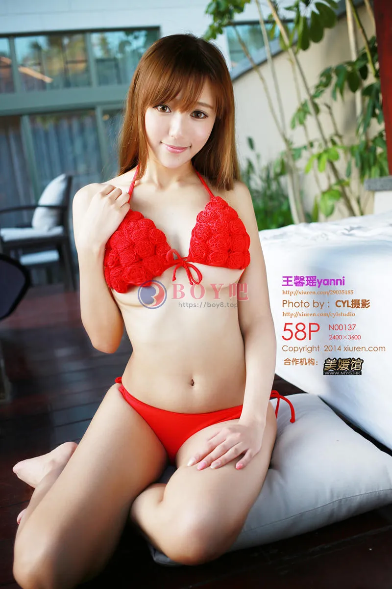 [XiuRen秀人网] No.137 嫩模王馨瑶Yanni三亚旅拍性感内衣系列秀完美身材写真-BOY吧