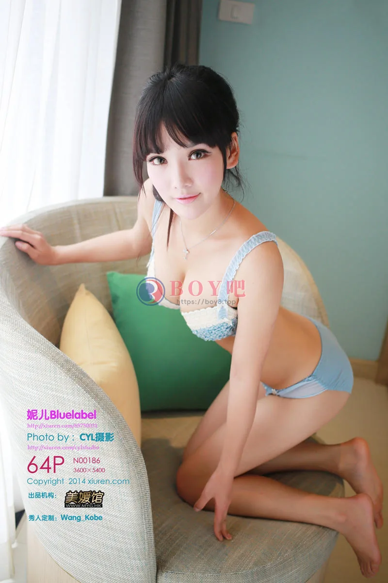 [XiuRen秀人网] No.186 嫩模妮儿Bluelabel泰国旅拍私房内衣系列豪乳翘臀诱惑写真-BOY吧