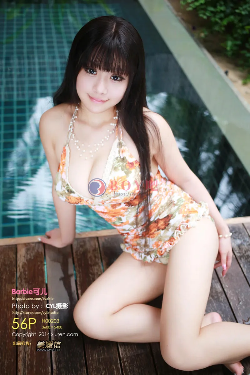 [XiuRen秀人网] No.203 萌妹子Barbie可儿泰国旅拍丰满美胸性感迷人写真-BOY吧