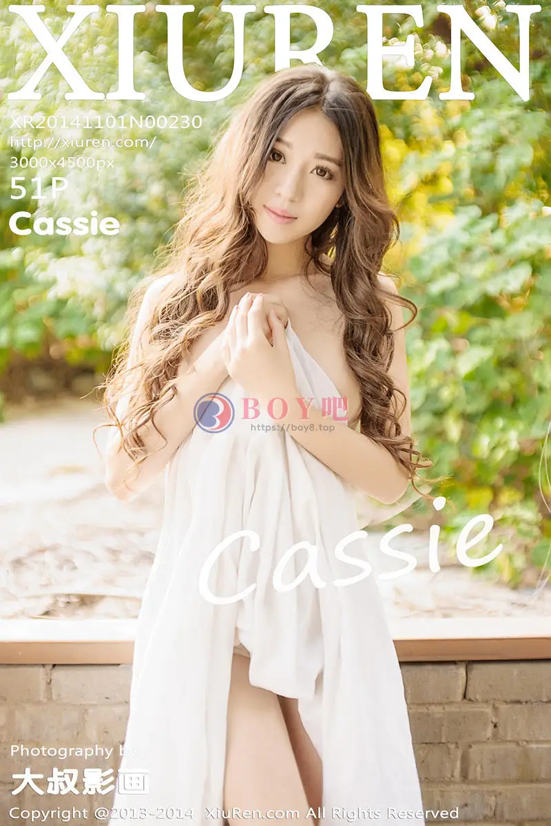 [XiuRen秀人网] No.230 嫩模Cassie性感情趣睡裙大秀完美身材火辣诱惑写真-BOY吧
