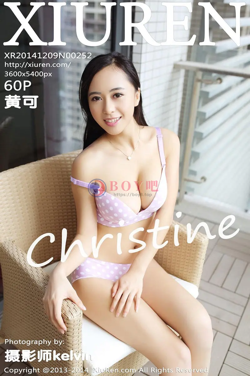 [XiuRen秀人网] No.252 大胸嫩模黄可christine香车美女性感内衣系列写真-BOY吧