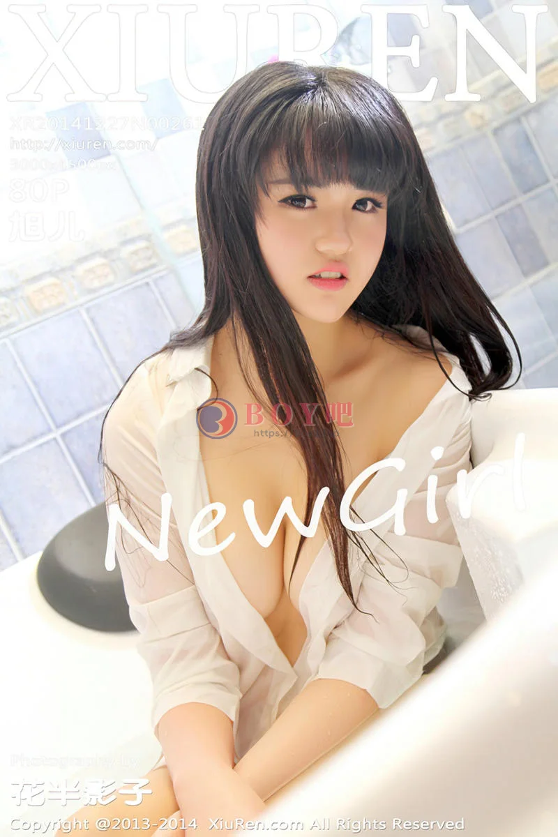 [XiuRen秀人网] No.261 90后美女模特旭儿F罩杯丰满美胸性感内衣系列写真-BOY吧