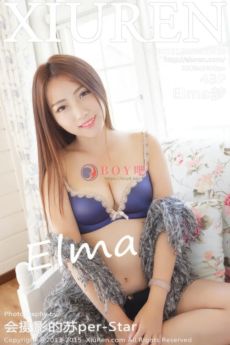[XiuRen秀人网] No.429 嫩模Elma梦居家私房内衣系列完美胸型秀美乳性感写真 - BOY吧-BOY吧