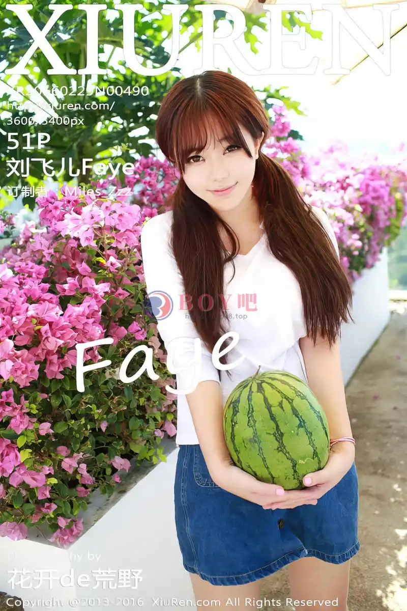 [XiuRen秀人网] No.490 嫩模刘飞儿Faye苏梅岛旅拍白色内衣秀傲人美胸性感写真-BOY吧