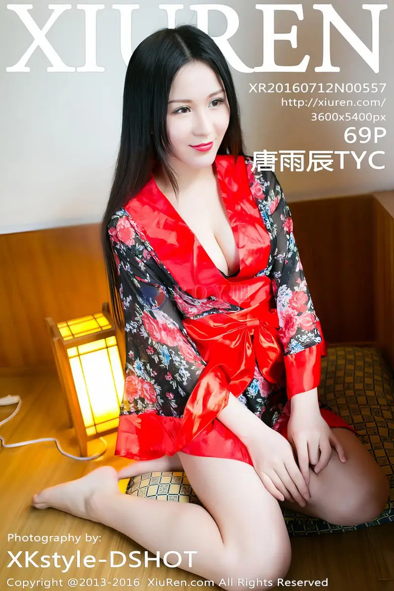 [XiuRen秀人网] No.557 嫩模唐雨辰TYC珠海御温泉旅拍红色薄纱睡衣秀白嫩美腿写真-BOY吧