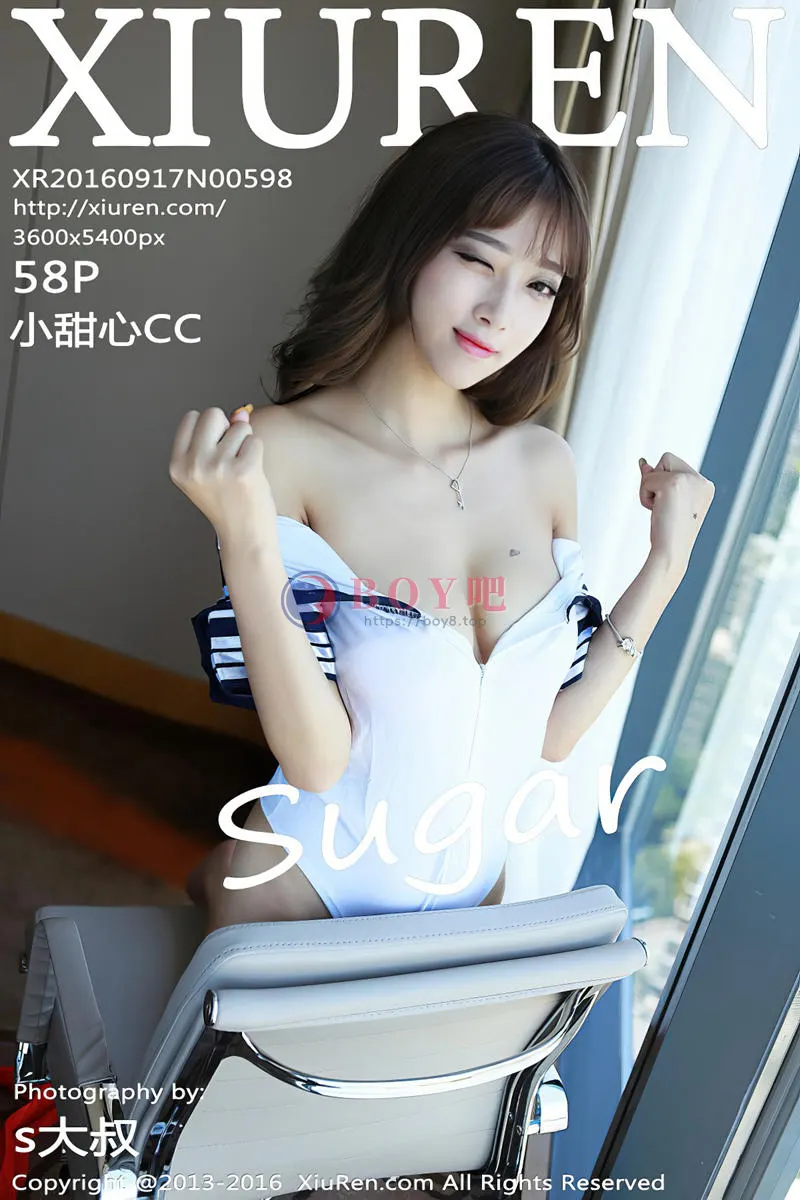 [XiuRen秀人网] No.598 嫩模sugar小甜心CC女警制服半脱内裤秀美臀屁沟撩人诱惑写真 - BOY吧-BOY吧