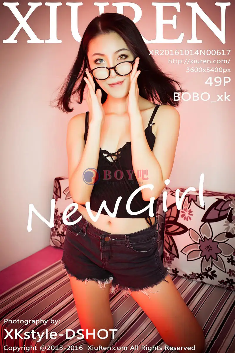 [XiuRen秀人网] No.617 嫩模BOBO_xk牛仔热裤秀完美身材狐媚双眼冷艳迷人写真-BOY吧