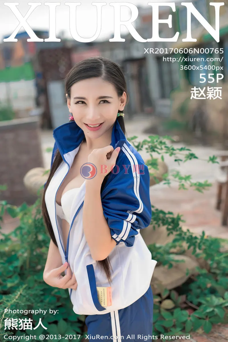 [XiuRen秀人网] No.765 嫩模赵颖居家青春校服系半脱秀性感美胸妩媚迷人写真-BOY吧