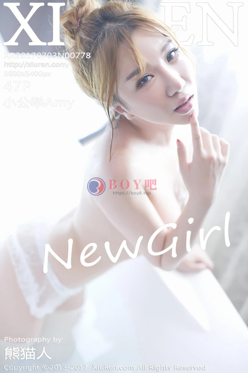 [XiuRen秀人网] No.778 嫩模小公举Amy白色蕾丝内衣秀浑圆美乳浴缸里湿身诱惑写真 - BOY吧-BOY吧