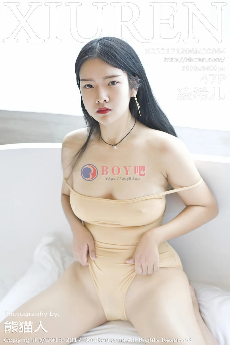 [XiuRen秀人网] No.864 嫩模凌希儿日系肉色体操服+日系运动服撩衣露半球诱惑写真-BOY吧