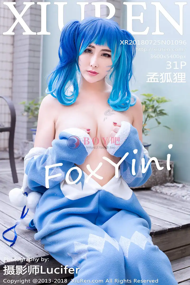 [XiuRen秀人网] No.1096 嫩模孟狐狸FoxYini居家私房脱白衬衣全裸美体惹火诱惑写真-BOY吧