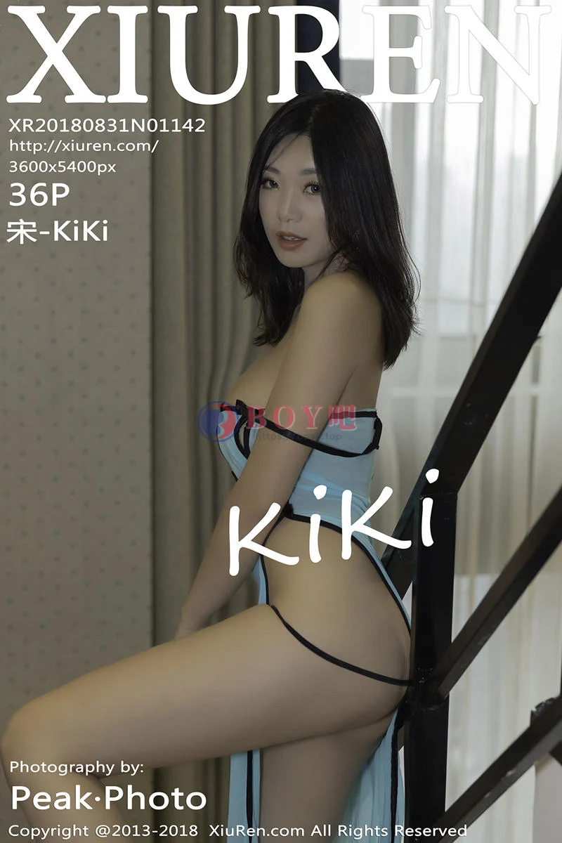 [XiuRen秀人网] No.1142 女神宋-KiKi性感三点式内衣+透视高开衩长裙完美诱惑写真-BOY吧