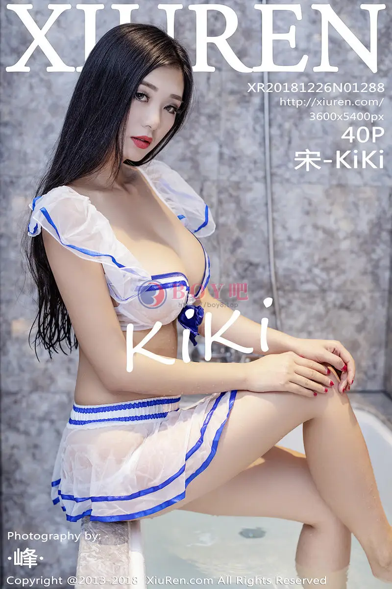 [XiuRen秀人网] No.1288 女神宋-KiKi黑红相间全透网衣+薄纱水手服撩人诱惑写真-BOY吧