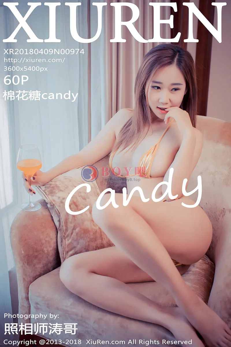 [XiuRen秀人网] No.974 嫩模棉花糖candy私房金黄三点式内衣秀完美身材爆乳诱惑写真-BOY吧