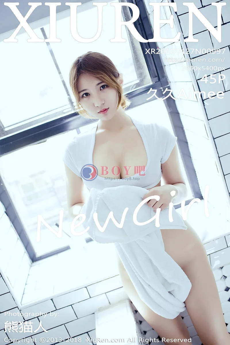 [XiuRen秀人网] No.997 美模久久Aimee全裸水钻贴身遮点秀傲人豪乳撩人诱惑写真 - BOY吧-BOY吧
