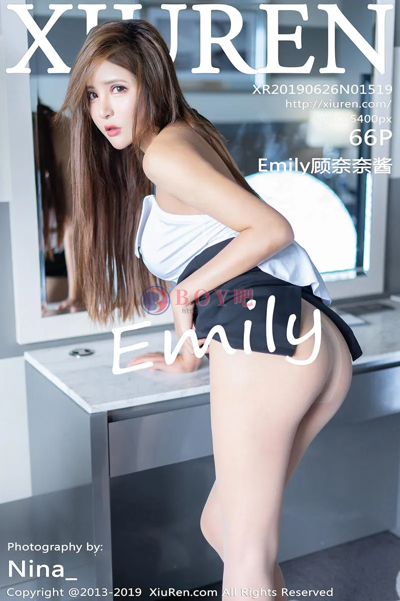 [XiuRen秀人网] No.1519 女神Emily顾奈奈酱塞班旅拍朦胧丝袜真空内衣秀豪乳诱惑写真-BOY吧