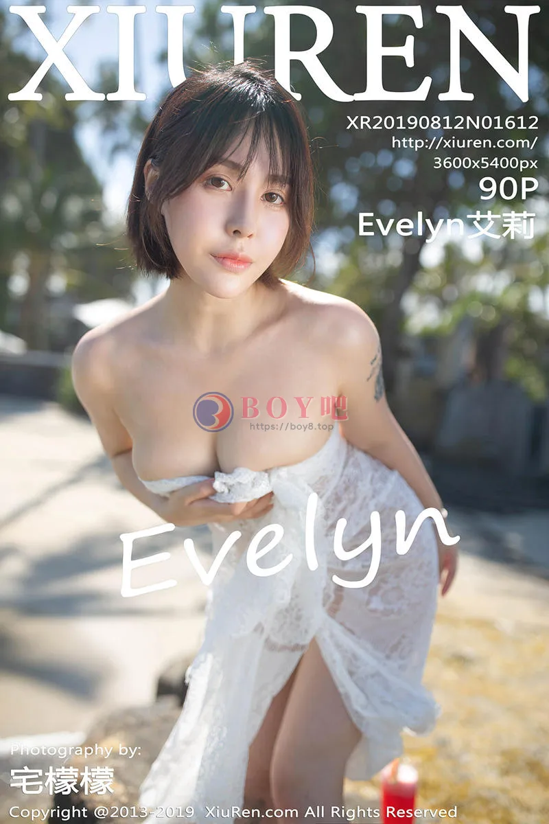 [XiuRen秀人网] No.1612 女神Evelyn艾莉巴厘岛旅拍性感激凸内衣+真空婚纱诱惑写真-BOY吧