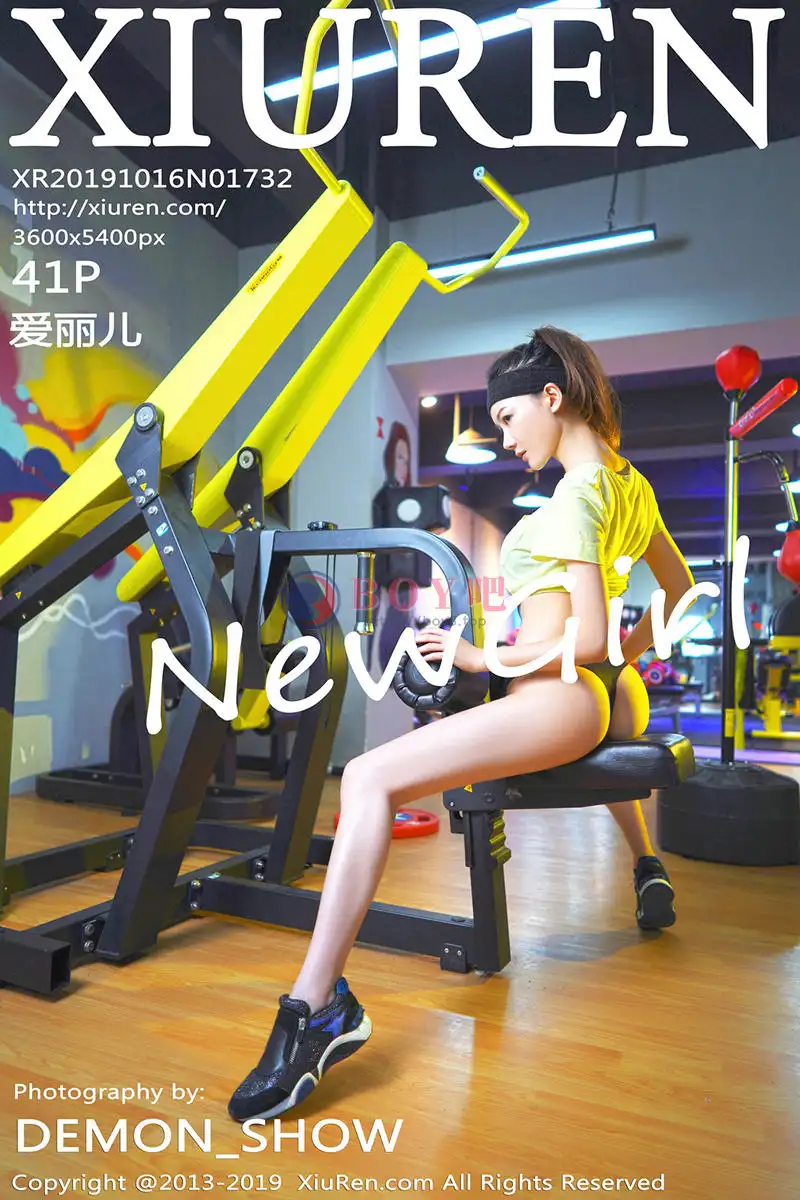[XiuRen秀人网] No.1732 嫩模爱丽儿室内健身房系列三套服饰秀完美身材性感写真-BOY吧