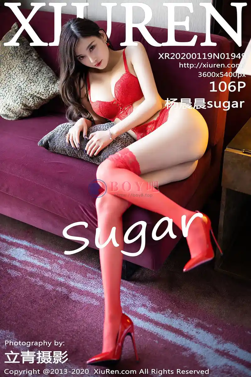 [XiuRen秀人网] No.1949 女神杨晨晨sugar私房红色内衣配红丝袜秀火辣身材诱惑写真-BOY吧