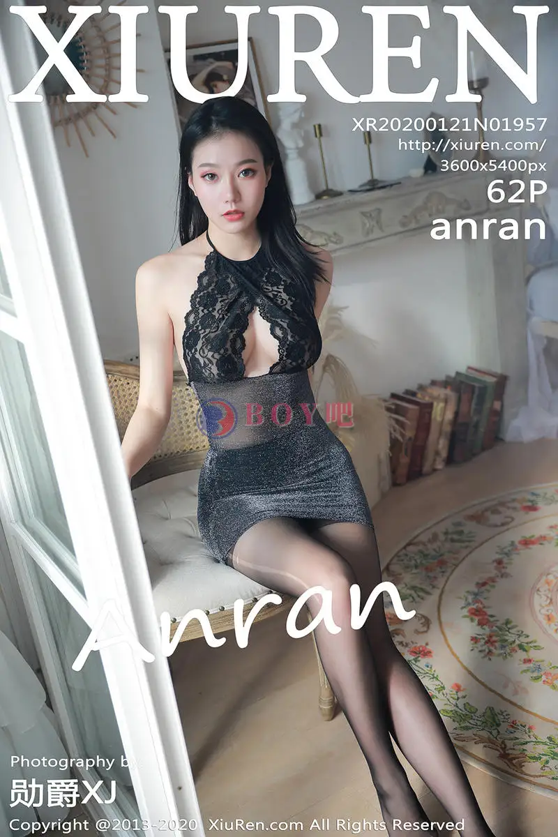 [XiuRen秀人网] No.1957 嫩模Anran私房真空白衬衣半脱露豪乳遮点极致诱惑写真 - BOY吧-BOY吧