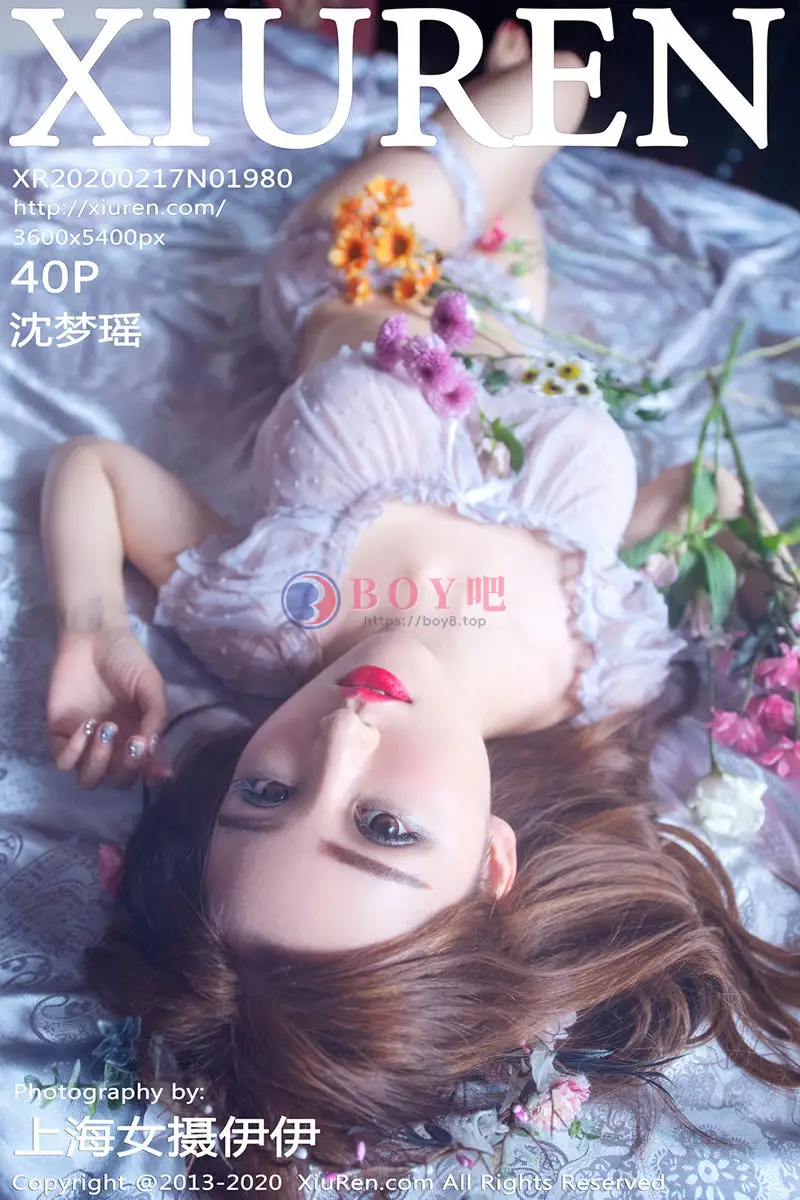 [XiuRen秀人网] No.1980 嫩模沈梦瑶私房纯白蕾丝内衣透视秀火辣身材完美诱惑写真-BOY吧