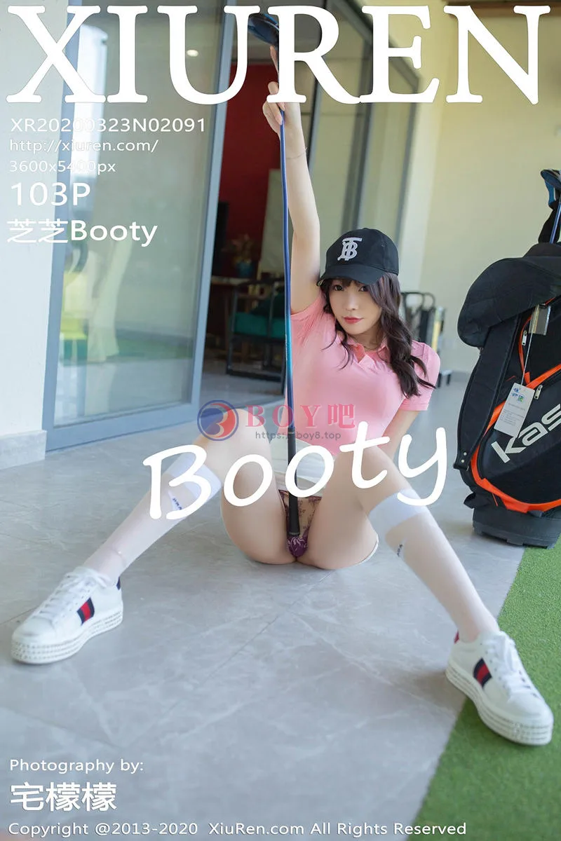[XiuRen秀人网] No.2091 女神芝芝Booty高尔夫主题户外半脱露性感内衣撩人诱惑写真 - BOY吧-BOY吧