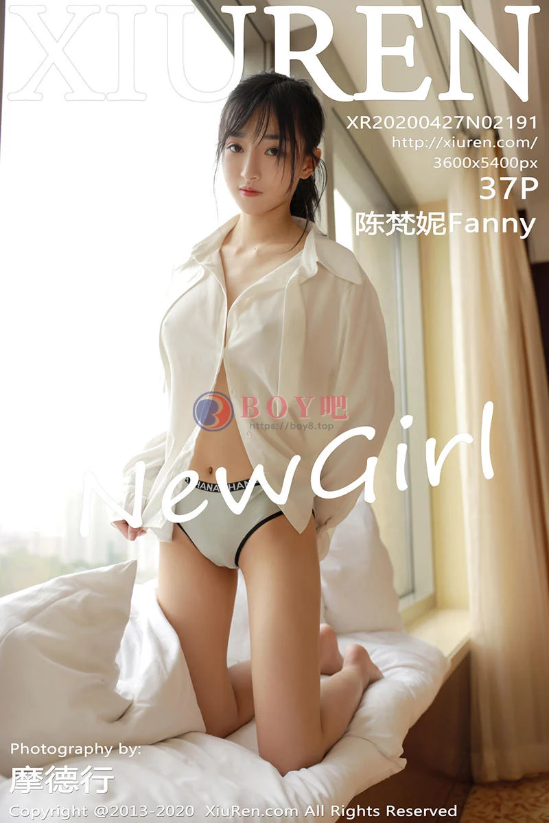 [XiuRen秀人网] No.2191 嫩模陈梵妮Fanny私房白衬衫大尺度全脱露豪乳遮点诱惑写真-BOY吧