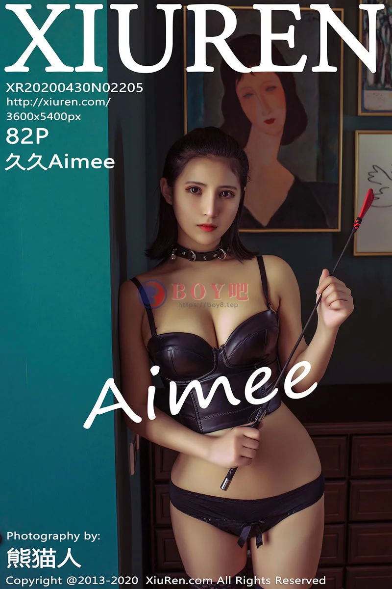 [XiuRen秀人网] No.2205 美模久久Aimee私房半脱性感内衣露傲人豪乳遮点极致诱惑写真-BOY吧
