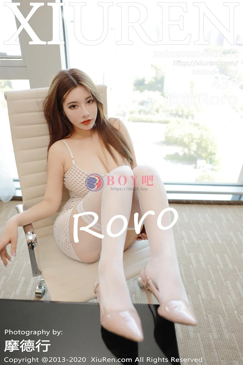 [XiuRen秀人网] No.2210 嫩模软软Roro私房缕空情趣网衣半脱秀巨乳肥臀惹火诱惑写真-BOY吧