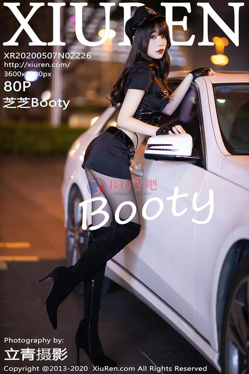 [XiuRen秀人网] No.2226 女神芝芝Booty私房女警制服主题情趣内衣配黑丝袜魅惑写真 - BOY吧-BOY吧